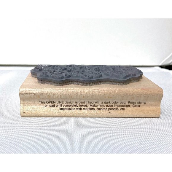 Stampendous Rubber Stamp TM005 Sarah Jackie Karen Teddy Bears Wood Mounted USA - Picture 4 of 6